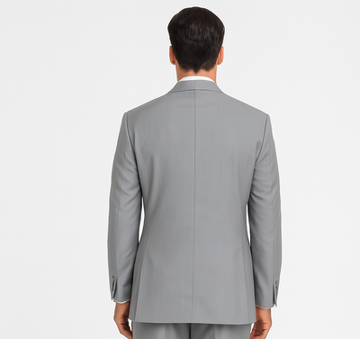 Mens Classic 3 button 2 Piece Suit in Grey 4 5802K-Grey-38R  - from alligatorwarehouse.com