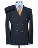 Designer Mens Double Breasted Gold Button Suit in Khaki 6   - from alligatorwarehouse.com