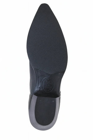 Mens Los Altos Genuine Deer Leather Boots Black