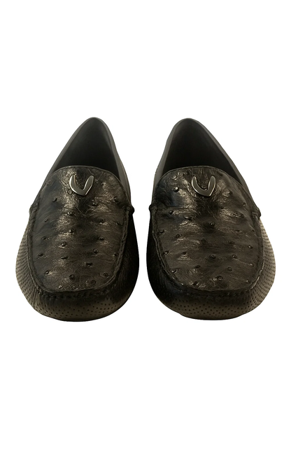 Mens Ostrich Skin Shoes