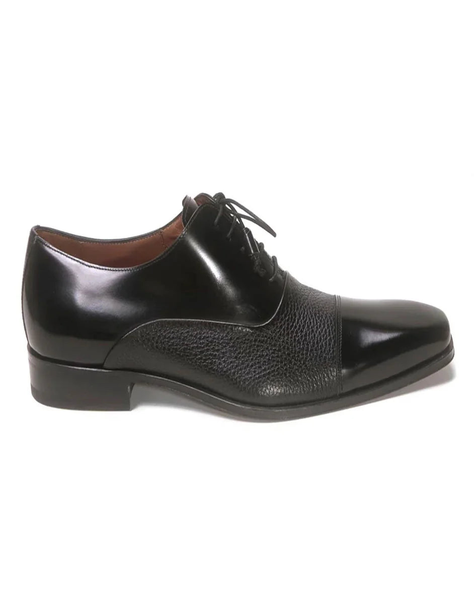 Mezlan Men’s Black Cap Toe Oxford Dress Shoes