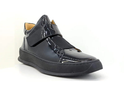 Mid Top Burnished Leather Sneaker 10 ks671-01BURG75  - from alligatorwarehouse.com