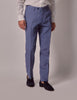 Mens Linen Suit For Beach Wedding - Summer  Suit in Mid Blue 10 G2-8407  - from alligatorwarehouse.com