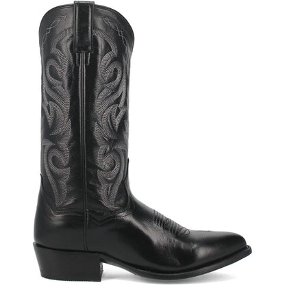 Dan Post Men’s Milwaukee 13 J Pointed Toe Black Cowboy Fine Leather Boot