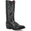 Dan Post Men’s Milwaukee 13 J Pointed Toe Black Cowboy Fine Leather Boot 6 DP2110J_6.5_D  - from alligatorwarehouse.com