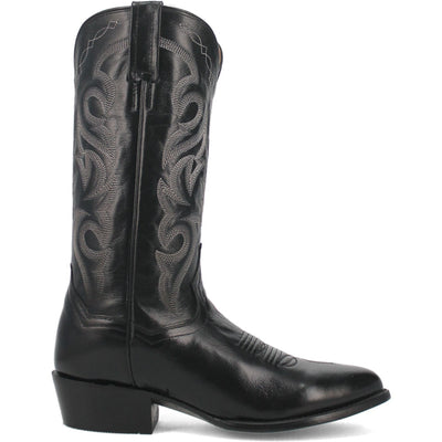 Dan Post Men’s Milwaukee 13 Round Medium Toe Black Leather Cowboy Boot 4 DP2110R_6.5_D  - from alligatorwarehouse.com