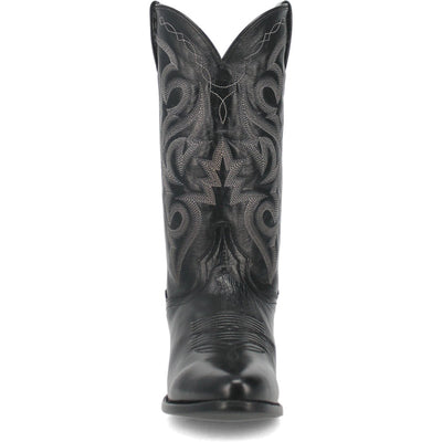 Dan Post Men’s Milwaukee 13 Round Medium Toe Black Leather Cowboy Boot 5 DP2110R_6.5_D  - from alligatorwarehouse.com