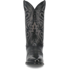 Dan Post Men’s Milwaukee 13 Round Medium Toe Black Leather Cowboy Boot