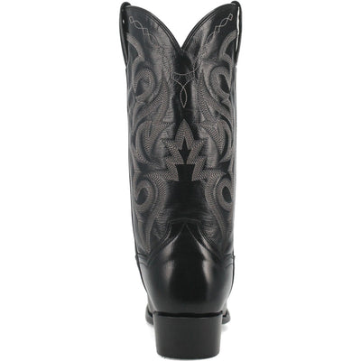 Dan Post Men’s Milwaukee 13 Round Medium Toe Black Leather Cowboy Boot 6 DP2110R_6.5_D  - from alligatorwarehouse.com