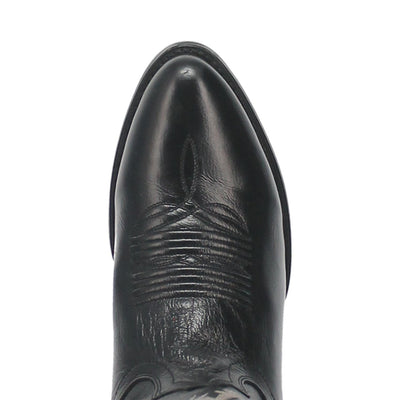 Dan Post Men’s Milwaukee 13 Round Medium Toe Black Leather Cowboy Boot 3 DP2110R_6.5_D  - from alligatorwarehouse.com