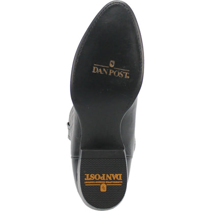 Dan Post Men’s Milwaukee 13 Round Medium Toe Black Leather Cowboy Boot
