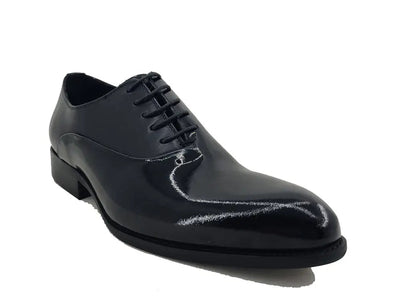 Mix Media Patent Leather Oxford 4 KS479-611PBLACK105  - from alligatorwarehouse.com