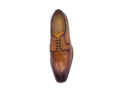 Moc Toe Oxford in Leather Sole 5 KL903-07COGNAC75  - from alligatorwarehouse.com