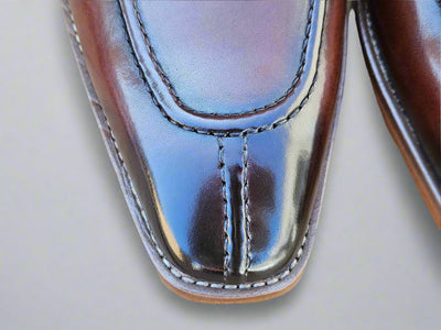 Moc Toe Oxford in Leather Sole 16 KL903-07COGNAC75  - from alligatorwarehouse.com