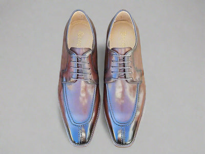 Moc Toe Oxford in Leather Sole 15 KL903-07COGNAC75  - from alligatorwarehouse.com