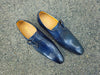 Monk Strap Buckle Leather Shoes 8 KS503-39BLACK75  - from alligatorwarehouse.com