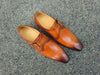 Monk Strap Buckle Leather Shoes 12 KS503-39BLACK75  - from alligatorwarehouse.com