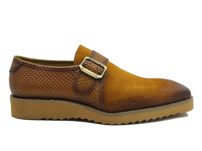 Multi Media Buckle Monkstrap Slip-on 8 KS518-02SCBURGUNDY8  - from alligatorwarehouse.com