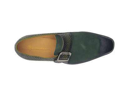 Multi Media Buckle Monkstrap Slip-on 18 KS518-02SCBURGUNDY8  - from alligatorwarehouse.com