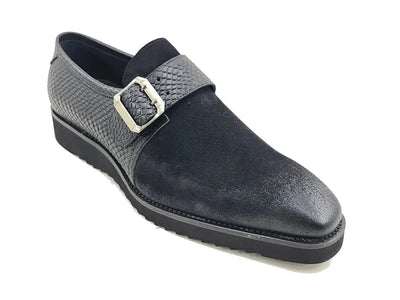 Multi Media Buckle Monkstrap Slip-on 20 KS518-02SCBURGUNDY8  - from alligatorwarehouse.com