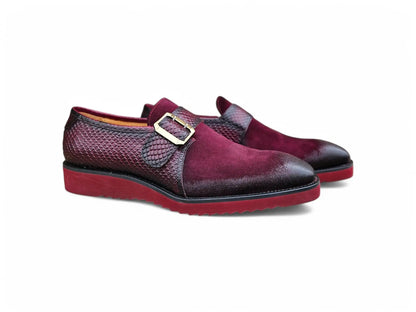 Carrucci Multi Media Buckle Monkstrap Slip-on