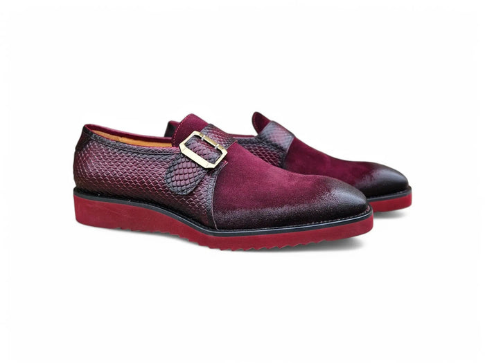Carrucci Multi Media Buckle Monkstrap Slip-on