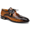 Men's Mauri Toffee Black Alligator Dress Shoes Apron Toe Italian Eminence 2   - from alligatorwarehouse.com