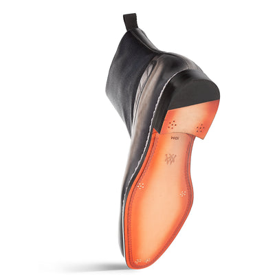 Musico Dress Zip Boot Dark Grey/Black  By Mezlan Made In Spain Brand 3   - from alligatorwarehouse.com