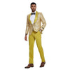 2024 Prom Special Mustard Paisley 2pc Mens Suit by Tazzio 4   - from alligatorwarehouse.com