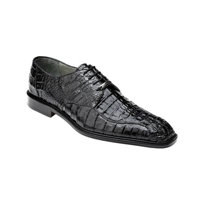 Belvedere Chapo Exotic Crocodile Hornback Oxfords 4 MEN 1465 NAVY-M-09  - from alligatorwarehouse.com