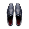 Marco Di Milano Rovigo Men's Shoes Navy Exotic Crocodile Skin Single Monk-strap Loafers 3 ROVIGO_CAIMAN FUSCUS_NAVY_6  - from alligatorwarehouse.com