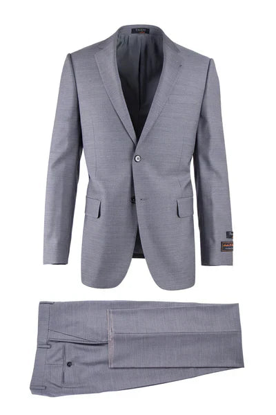 Novello Light Gray, Modern Fit, Pure Wool Suit by Tiglio Luxe E09063/26 1   - from alligatorwarehouse.com