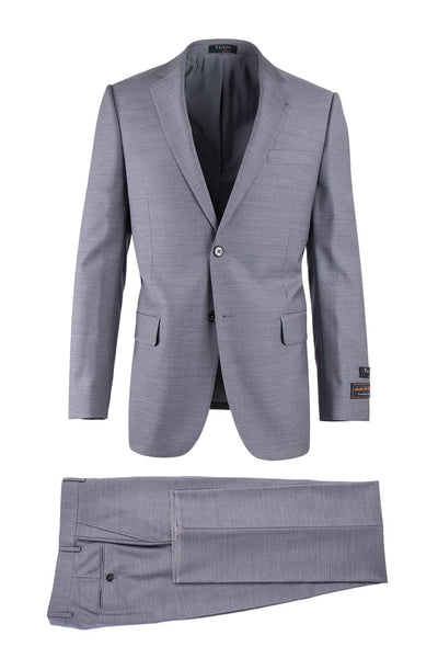 Novello Light Gray, Modern Fit, Pure Wool Suit by Tiglio Luxe 1 E09063/26  - from alligatorwarehouse.com