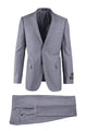 Novello Light Gray, Modern Fit, Pure Wool Suit by Tiglio Luxe