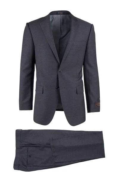 Novello Charcoal Gray, Modern Fit, Pure Wool Suit by Tiglio Luxe TIG1010 1   - from alligatorwarehouse.com