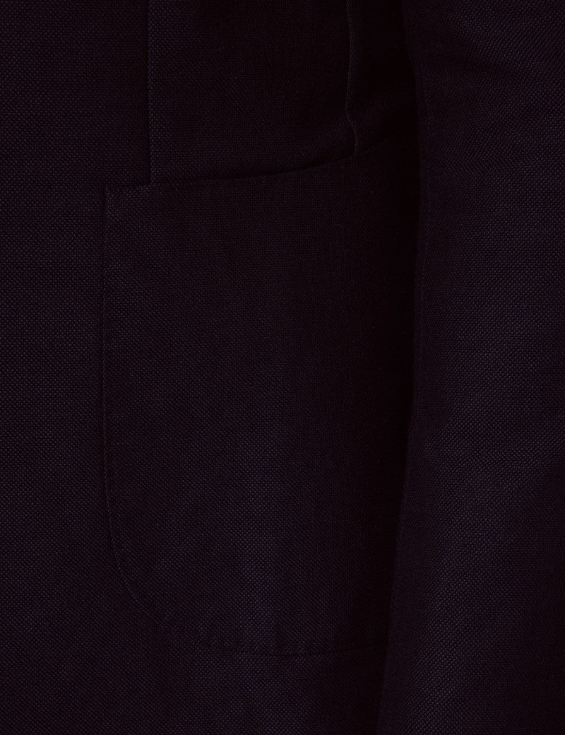 Mens Linen Suit For Beach Wedding - Summer  Slim Suit in Navy