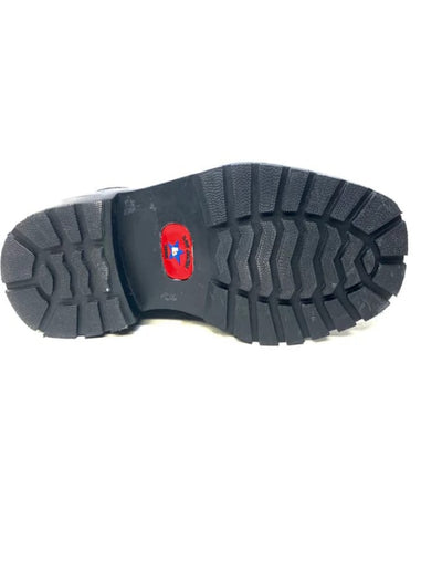 Los Altos Navy Hornback All-Over Crocodile Lace Up Ankle Boots 6   - from alligatorwarehouse.com