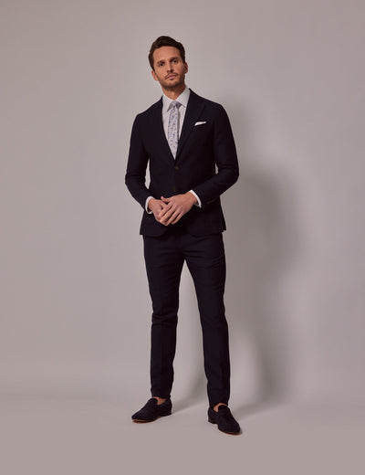 Mens Linen Suit For Beach Wedding - Summer  Slim Suit in Navy 1 33-2235  - from alligatorwarehouse.com