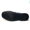 Los Altos Navy All over Crocodile Lace-Up Dress Ankle Boots 7   - from alligatorwarehouse.com