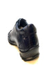 Los Altos Navy Blue Ostrich Leg Lace Up Sneakers 6   - from alligatorwarehouse.com