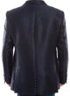 Navy Blue And Gold Trim Tuxedo Dinner Jacket - Navy Blue Blazer