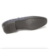 Los Altos All-Over Navy Blue Crocodile Belly Loafers 3   - from alligatorwarehouse.com