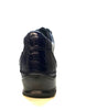 Los Altos Navy Blue Ostrich Leg Lace Up Sneakers 4   - from alligatorwarehouse.com