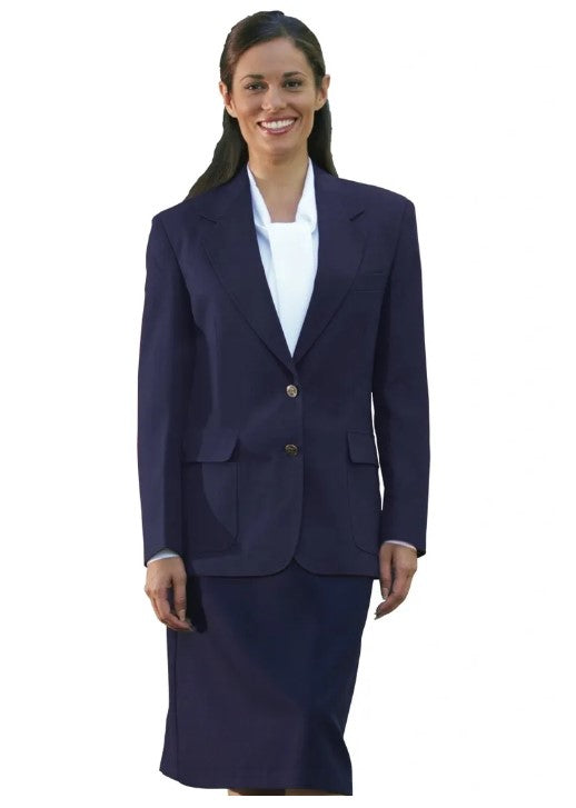 Neil Allyn Career Basics Women's Navy Blue Blazer Jacket