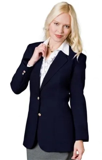 Executive Apparel Ultralux Women's Navy Blue Blazer Jacket