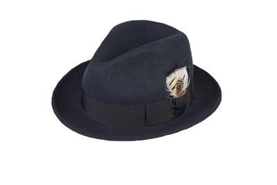 Fedora Hat in 10 Colors - 100% Australian Wool fabric 48   - from alligatorwarehouse.com