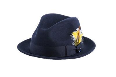 Fedora Hat in 10 Colors - 100% Australian Wool fabric 51   - from alligatorwarehouse.com