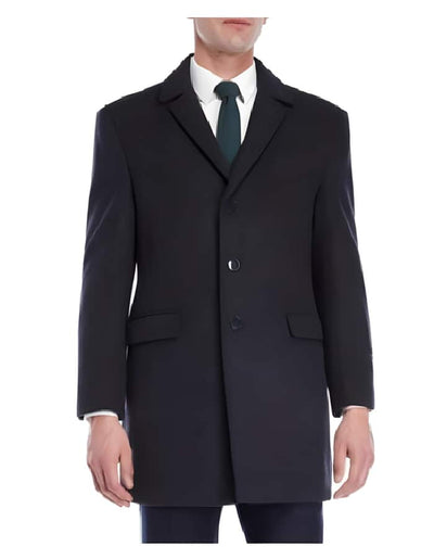 Mens Car Coat Mens Dress Coat Long Jacket Wool Designer Men's Wool Men's Peacoat Sale Navy Blue 1   - from alligatorwarehouse.com