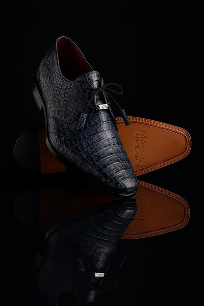 Marco Di Milano Lacio Navy Caiman Crocodile Derby