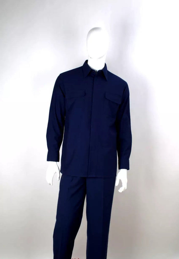 Men’s Apollo King Burgundy 2 Piece Walking Suit with Long Sleeve Shirt Jacket and Matching Pants